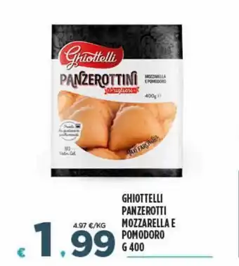 Ghiottelli panzerotti mozzarella e pomodoro g 400
