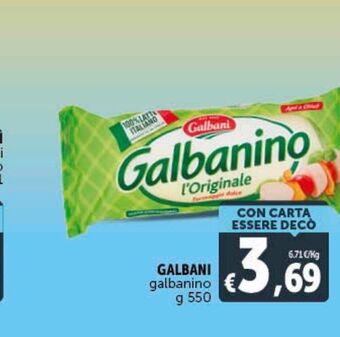 Deco Superstore Galbani galbanino offerta