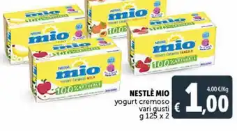 Deco Superstore Nestlé mio yogurt cremoso g 125 x 2 offerta