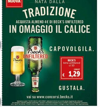 Deco Superstore Birra beck's offerta