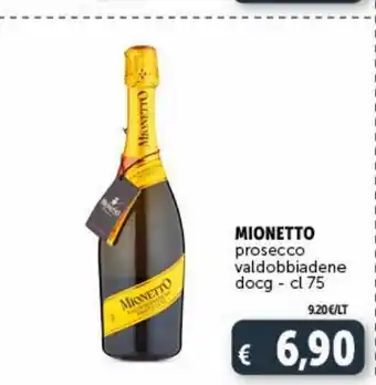 Deco Superstore Prosecco valdobbiadene docg cl 75 mionetto offerta