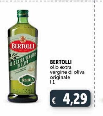 Olio extra vergine di oliva bertolli
