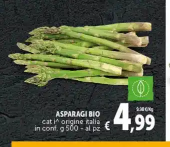 Deco Supermercati Asparagi bio cat i origine italia offerta