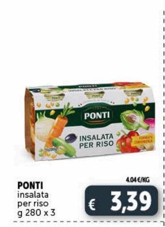 Deco Supermercati Ponti insalata per riso g 280 x 3 offerta