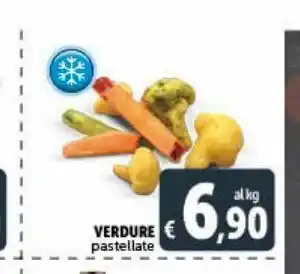 Deco Supermercati Verdure pastellate offerta