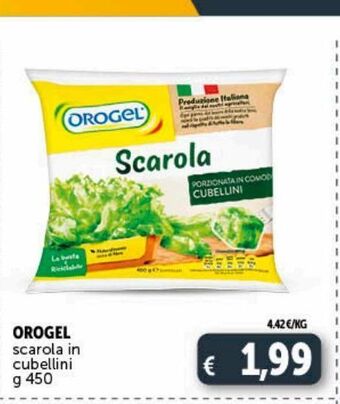 Deco Market Orogel scarola in cubellini g 450 offerta