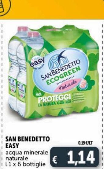 Deco Market San benedetto easy acqua minerale naturale offerta