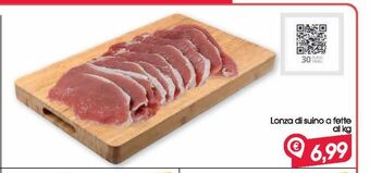 Despar Lonza di suino a fette al kg offerta