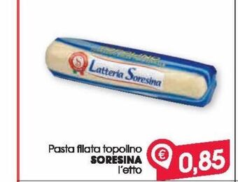 Despar Pasta filata topolino soresina l'etto offerta
