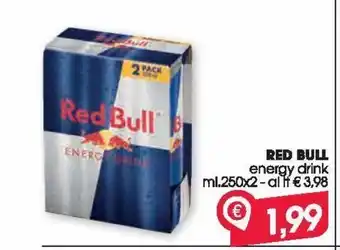 Despar Energy drink red bull ml 250x2 offerta