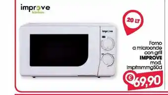 Despar Forno a microonde con grill improve mod impfmmmg50d offerta