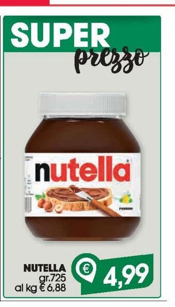 Despar Nutella gr 725 offerta