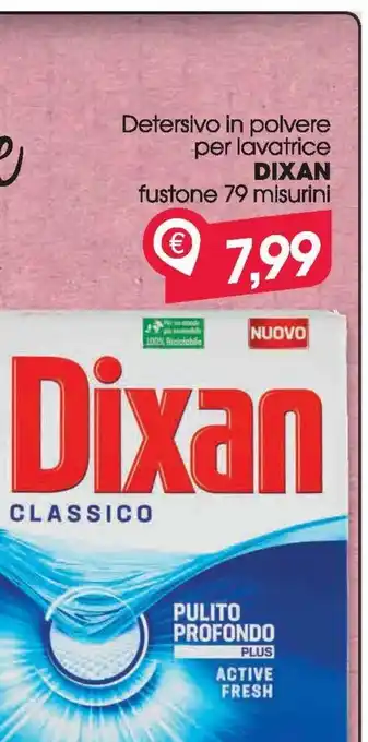 Despar Detersivo in polvere per lavatrice dixan fustone 79 misurini offerta