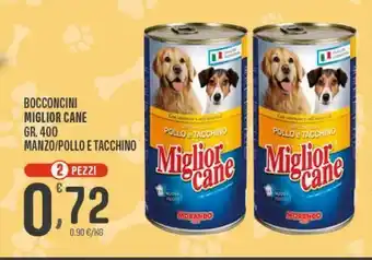 Eurospar Bocconcini miglior cane gr 400 manzo / pollo e tacchino offerta