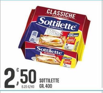 Eurospar Sottilette gr 400 offerta