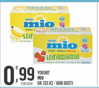 Eurospar Yogurt mio gr 125x2 vari gusti offerta