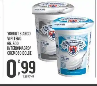 Eurospar Yogurt bianco vipiteno gr 500 offerta