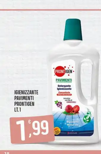 Eurospar Igienizzante pavimenti prontigen lt 1 offerta