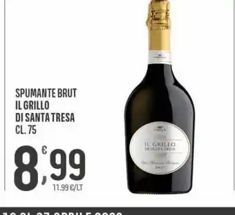Spumante brut il grillo di santa tresa cl 75