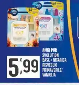 Ambi pur 3volution base+ricarica risveglio primaverile / vaniglia