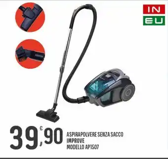 Eurospar Aspirapolvere senza sacco improve modello ap1507 offerta