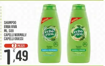 Shampoo erba viva ml 500 capelli normali / grassi