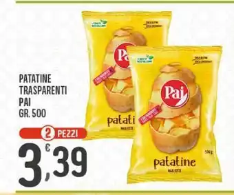 Despar Patatine trasparenti pai gr 500 offerta