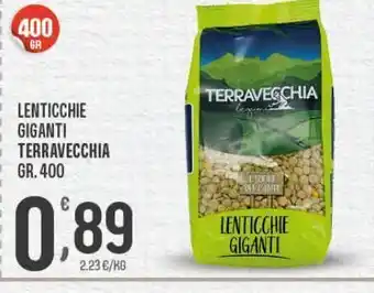 Despar Lenticchie giganti terravecchia gr 400 offerta