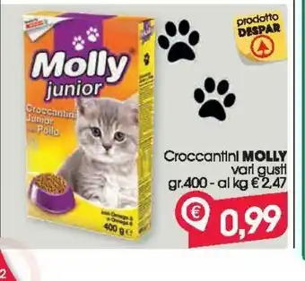 Despar Croccantini molly vari gusti gr 400 offerta