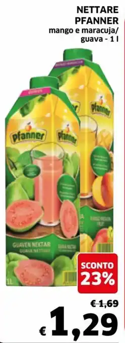 Nettare Pfanner mango e maracuja guava 1 l