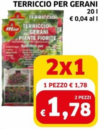 Terriccio Per Gerani 20 l