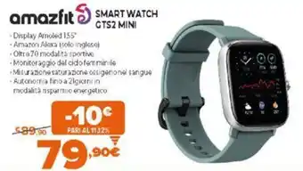 Expert Amazfit Smartwatch GTS2 Mini offerta