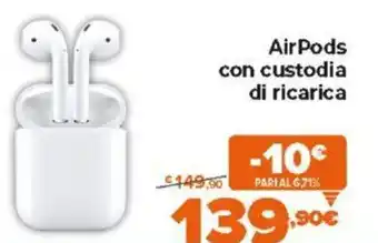 Expert AirPods con custodia di ricarica offerta