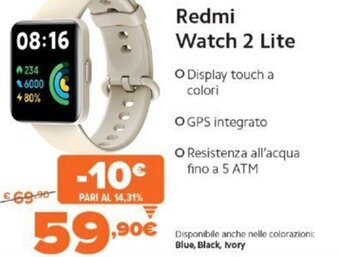 Expert Redmi Watch 2 Lite offerta