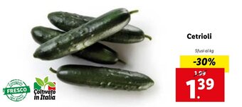 Lidl Cetrioli offerta