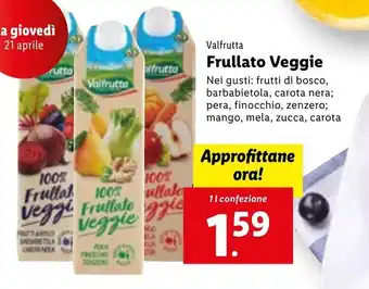 Lidl Valfrutta Frullato Veggie 1 L offerta