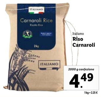 Lidl Italiamo Riso Carnaroli 2000 g offerta