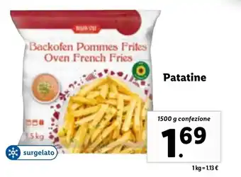 Lidl Patatine 1500 g offerta