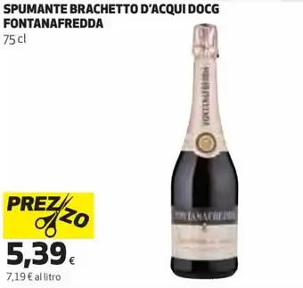 Coop Fontanafredda Spumante Brachetto D'Acqui Docg 75 cl offerta