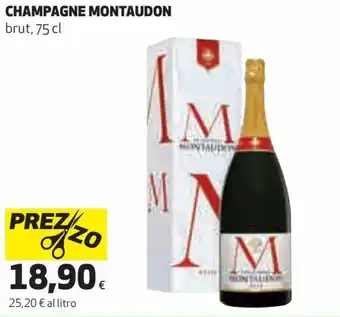 Coop Montaudon Champagne 75 cl offerta