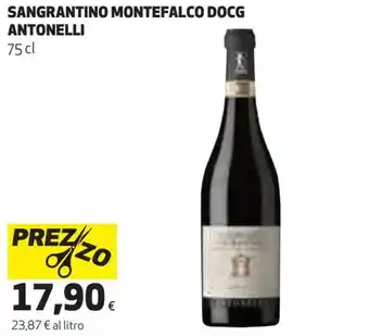 Coop Antonelli Sangrantino Montefalco Docg 75 cl offerta