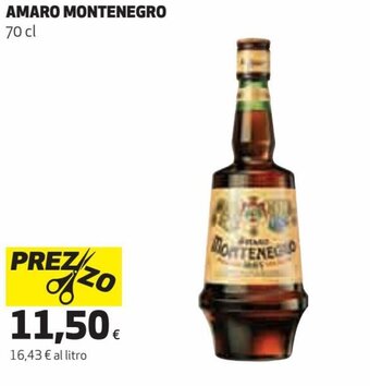 Coop Amaro Montenegro 70 cl offerta
