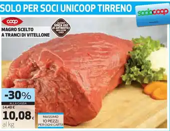 Coop Coop Magro Scelto a Tranci di Vitellone offerta