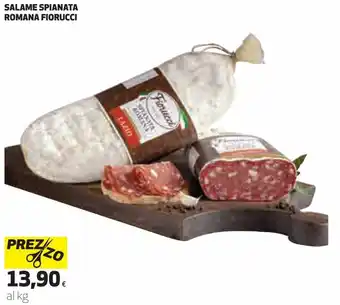 Coop Fiorucci Salame Spianata Romana offerta