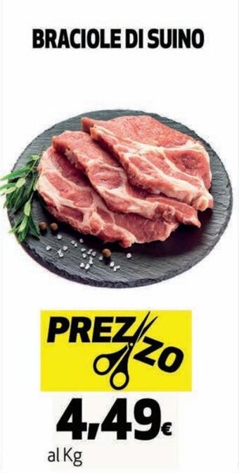 Coop Braciole di Suino offerta
