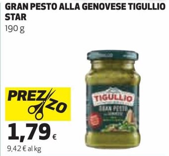 Coop Star Tigullio Gran Pesto Alla Genovese 190 g offerta