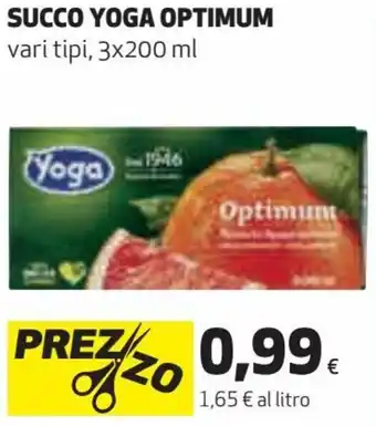 Coop Yoga Optimum Succo 3x200 ml offerta