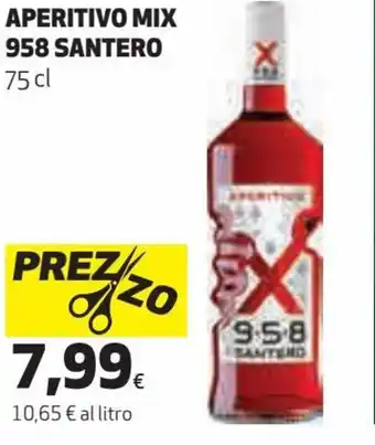 Coop Aperitivo Mix 958 Santero 75 cl offerta