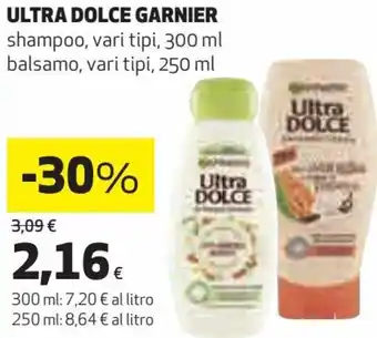 Coop Garnier Ultra Dolce 300 ml/250 ml offerta