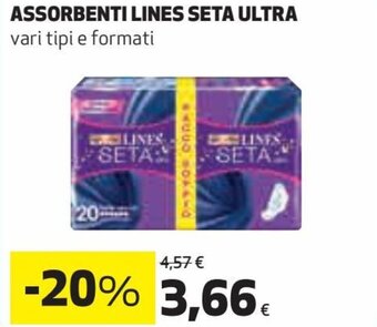 Coop Lines Seta Ultra Assorbenti offerta